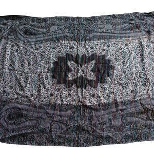 Black and Gray detailed Scarf